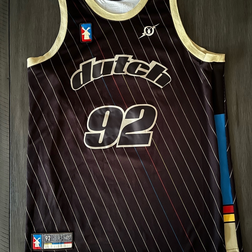 RARE Dutch Bros Jersey || 3 FREE RANDOM DUTCH STICKERS W/ EACH PURCHASE